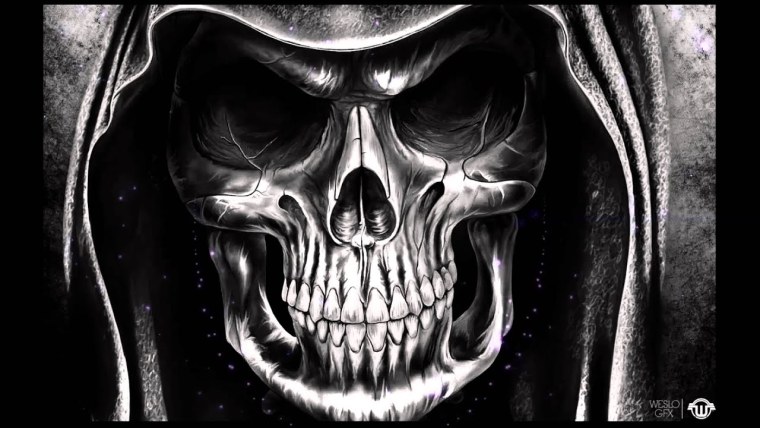 Синий череп