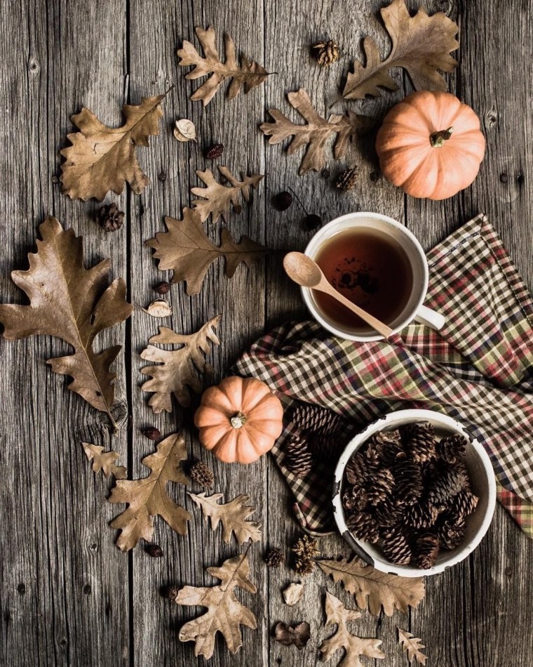 Чай осень Эстетика