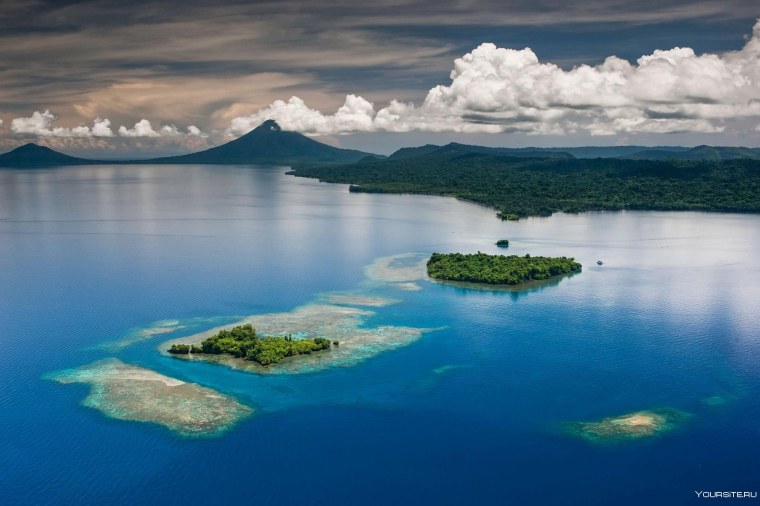 Острова архипелаг Палау внутри