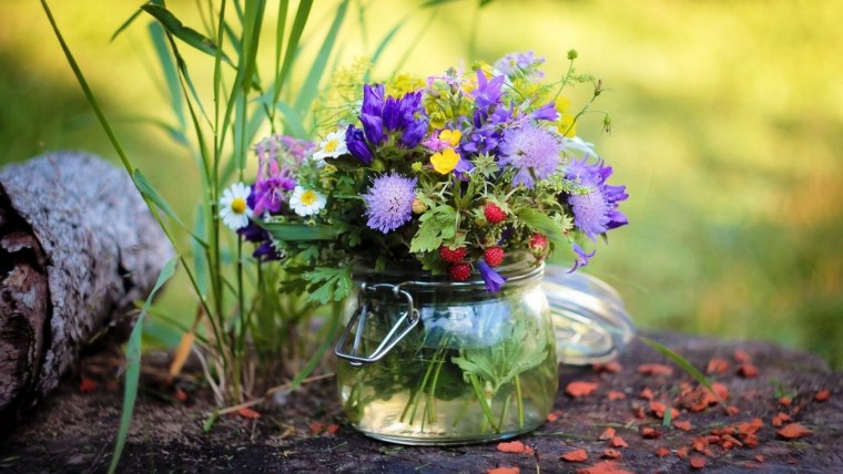 Летний полевой букет