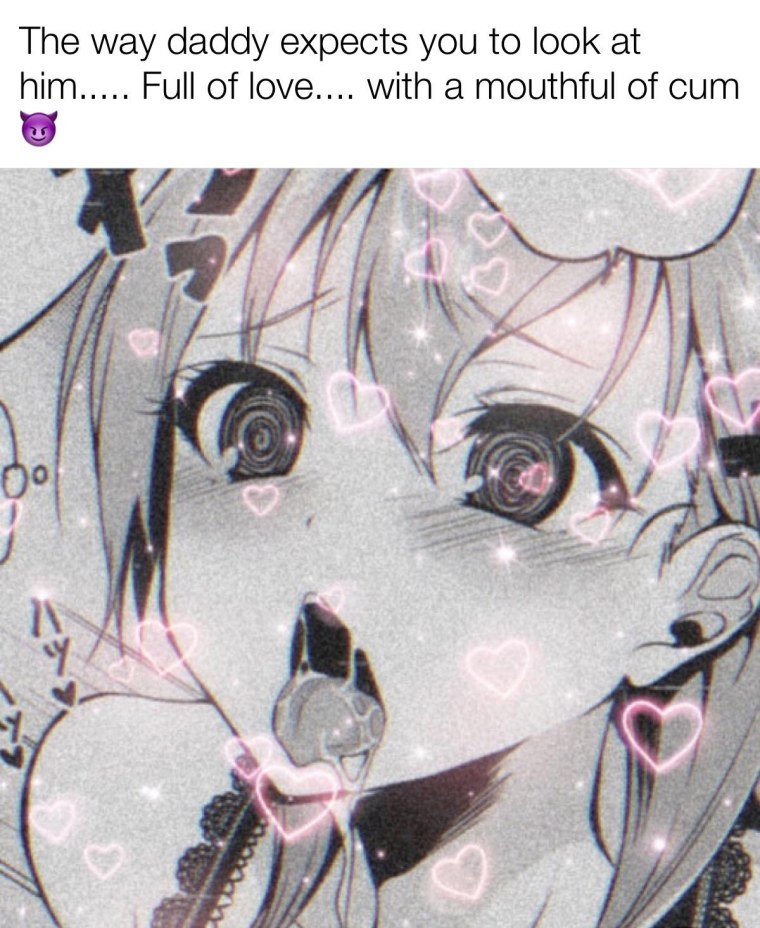 Аниме тянки с высунутым языком