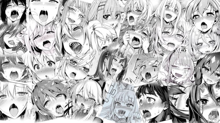 Ахегао лист а4