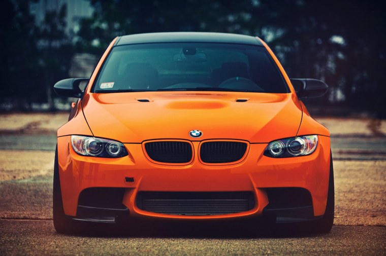 BMW m3 Orange