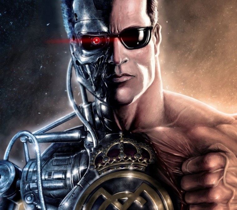 Арнольд Шварценеггер киборг