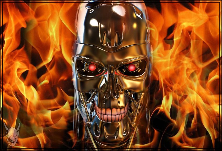 T 800 Terminator Fire