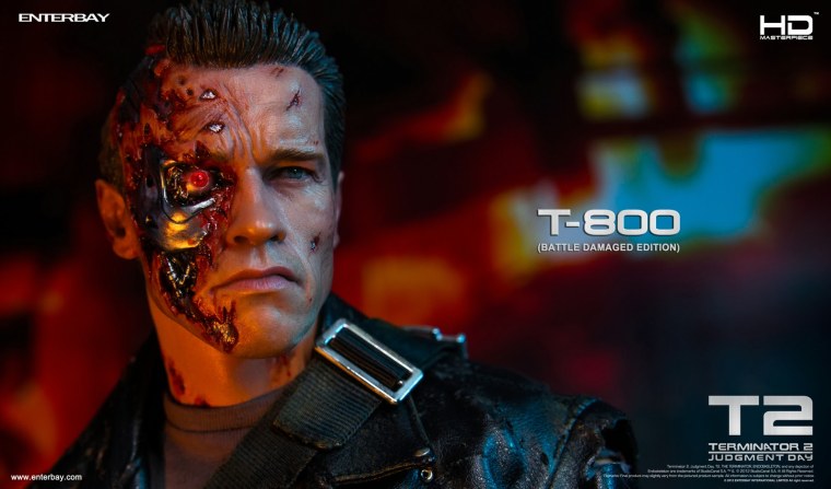 Enterbay Terminator 2 t-800 Battle Damaged 1/4