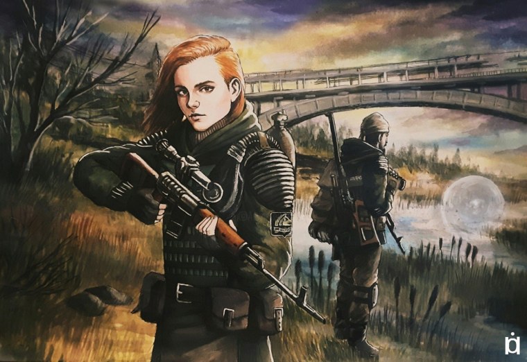 Стрелок шрам и дегтярёв арт