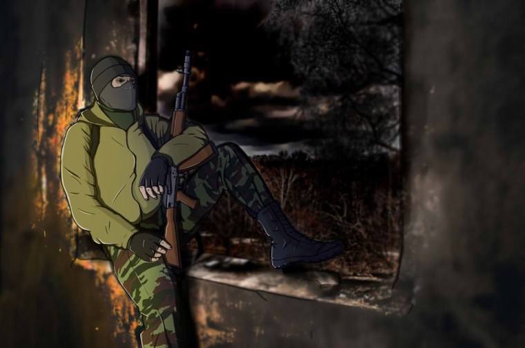 Группировка Свобода сталкер аниме