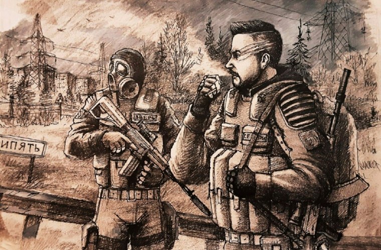 Сталкер Зов Припяти военные арт