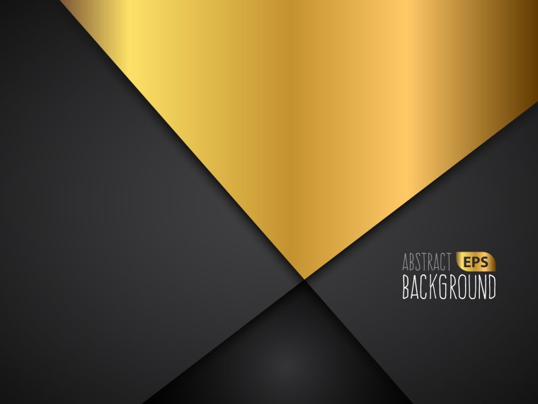 Желто черная абстракция