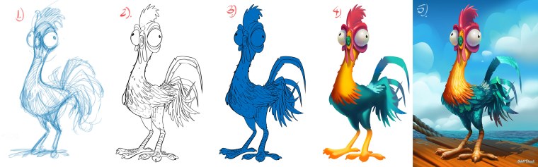 Петух Хей Хей из Моаны