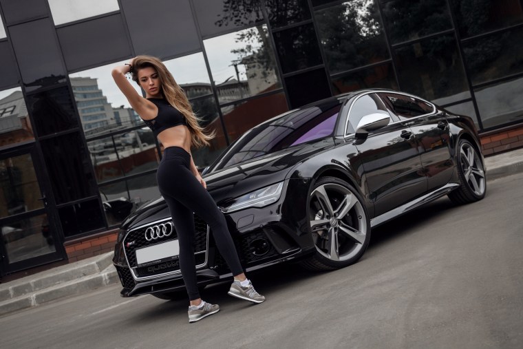 Полина Алексеева Audi rs7 Alex Bazilev