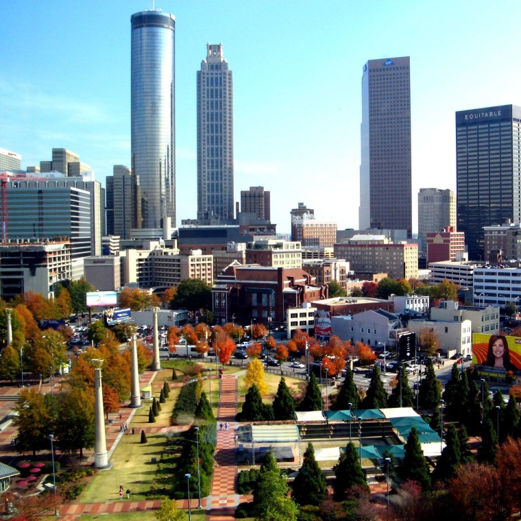 Атланта США пригород