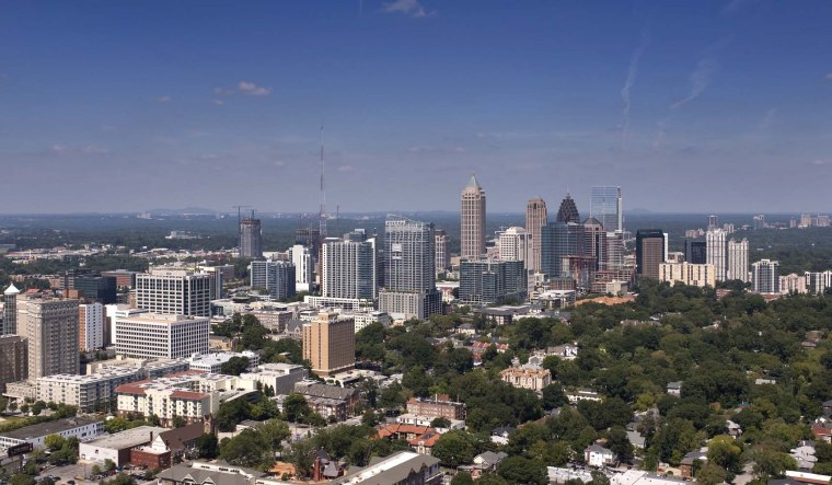 Ночная Атланта США