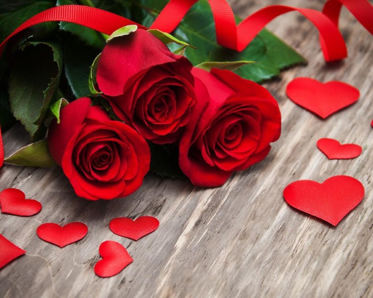 Цветы на день Святого Валентина
