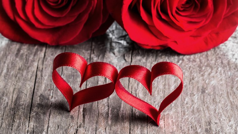 Одна красивая роза любви