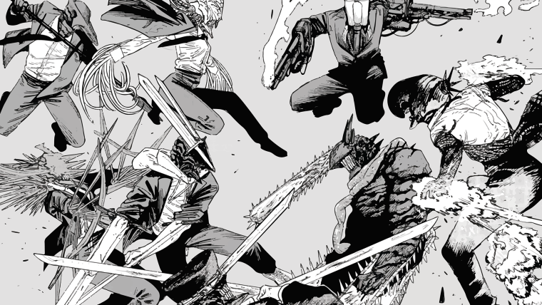 Человек-бензопила Chainsaw man Манга