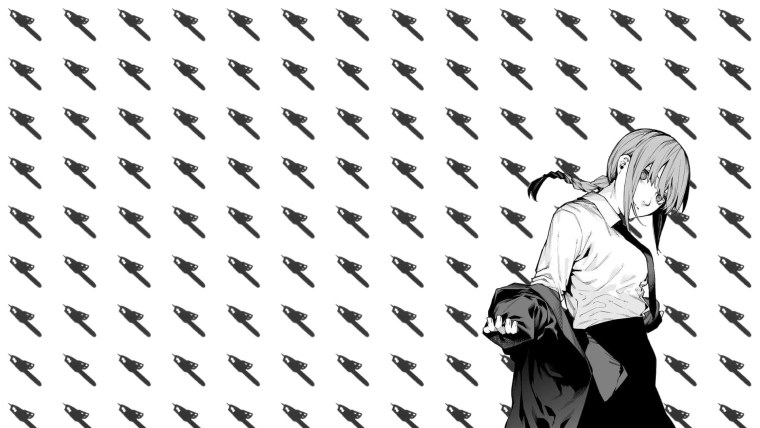 Аниме обои чб