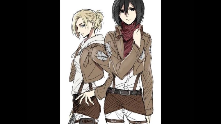 Attack on Titan Mikasa x Annie