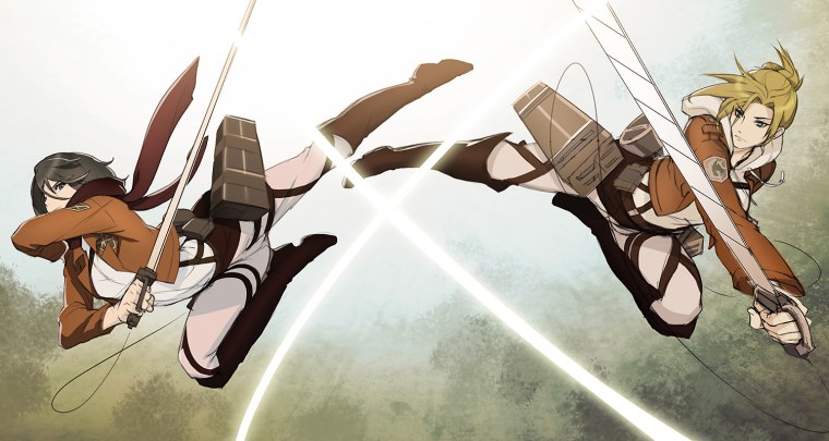 Энни леонхардт и Микаса