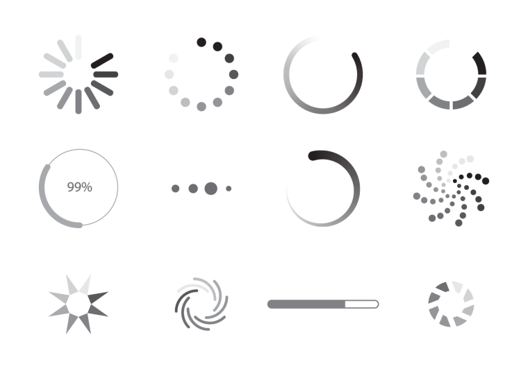 Значок загрузки страницы