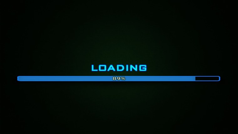 Надпись loading