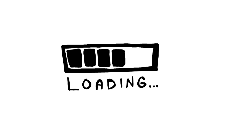 Надпись loading