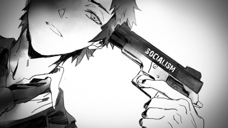 Грустный парень в наушниках