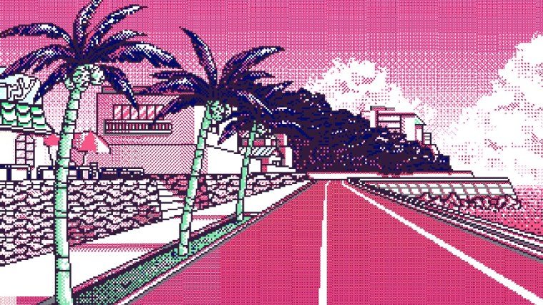 Хотлайн Майами 8 бит