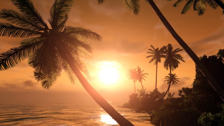 Тропики закат