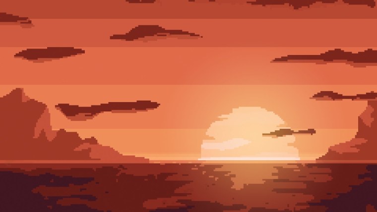 Пиксельные пейзажи