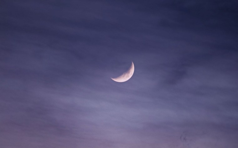 Луна на небе Эстетика