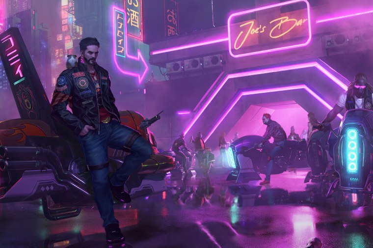 Cyberpunk 2077 полиция арт