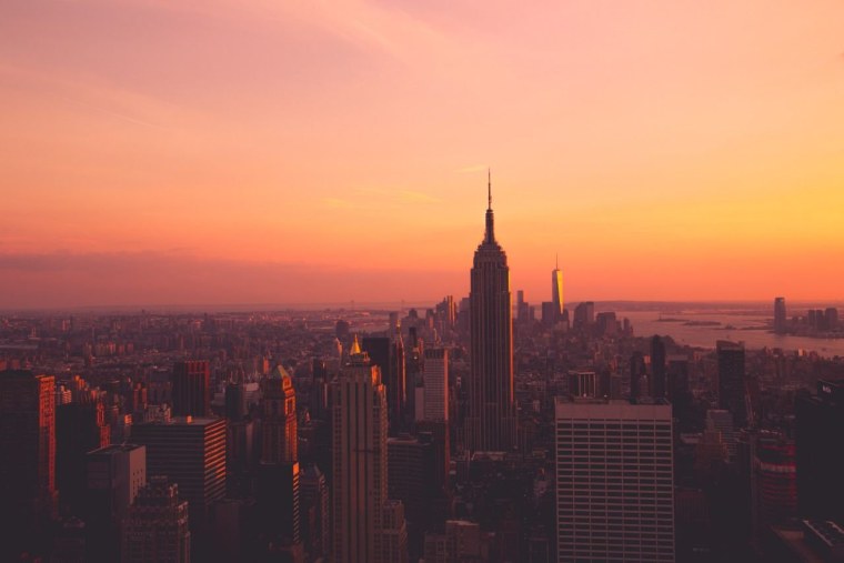 Нью Йорк рассвет