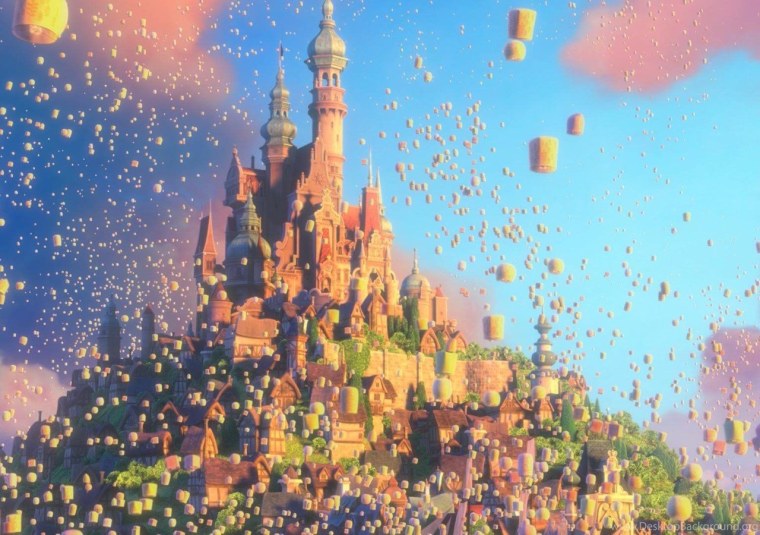 Рапунцель Запутанная история фонарики