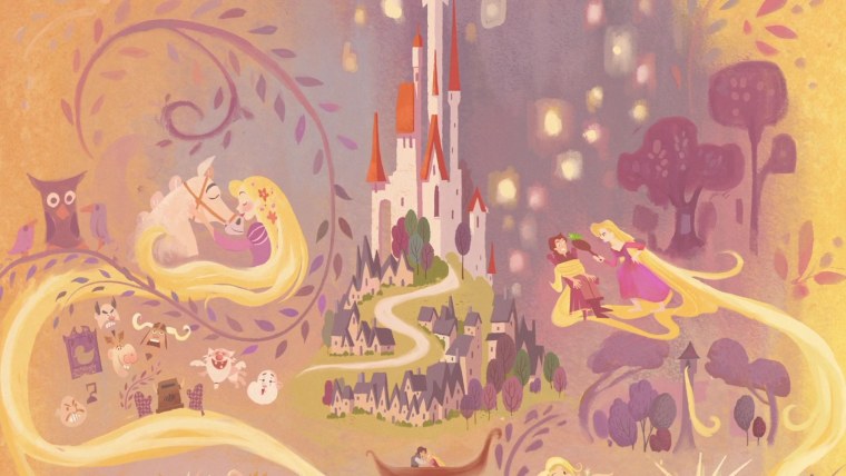 Мулан Дисней фон