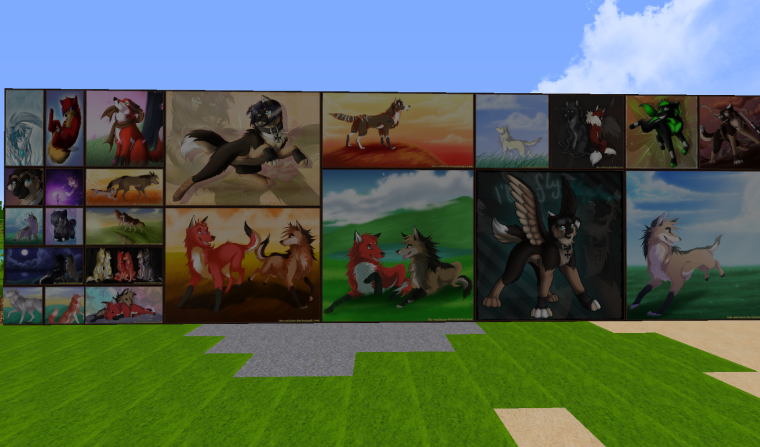 Картины в МАЙНКРАФТЕ фото