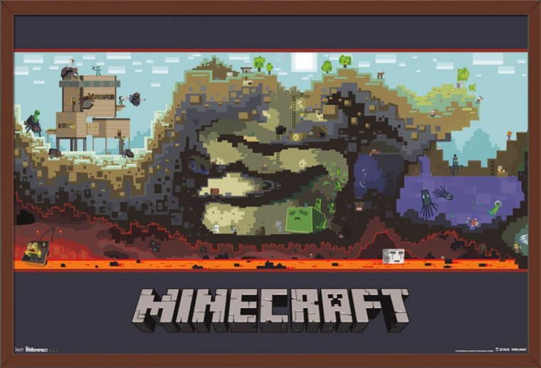 Плакат майнкрафт