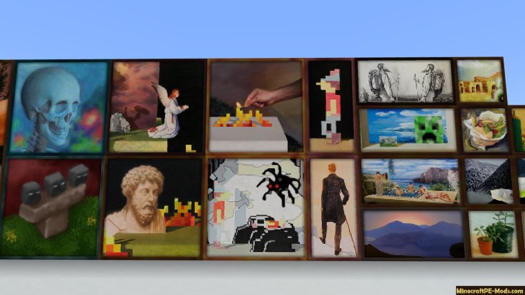 Картины из МАЙНКРАФТА