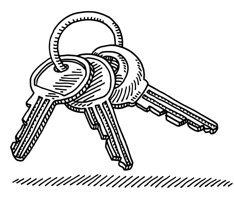 Связка ключей от квартиры
