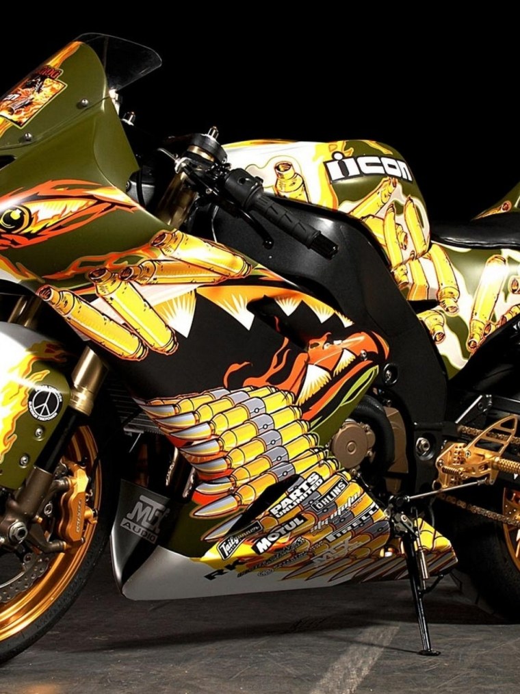 Аэрография спортбайк