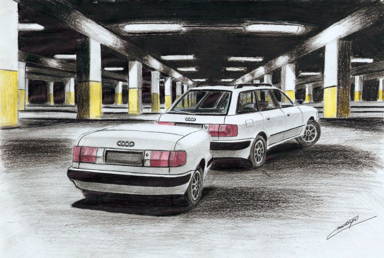 BMW e34 вектор