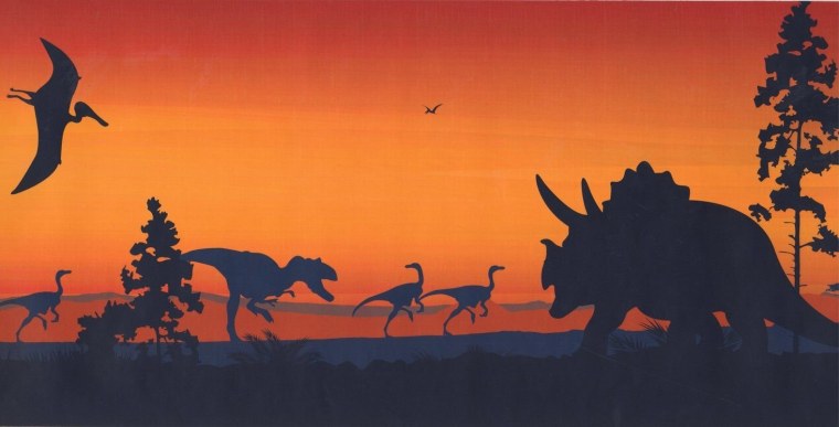 Выглядывающий Динозаврик