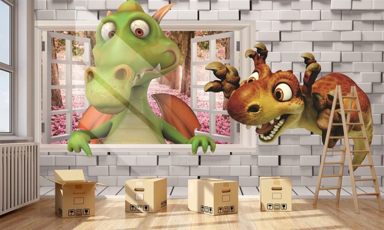 Обои на рабочий стол с динозаврами милыми