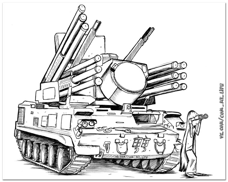 Зарисовки военной техники