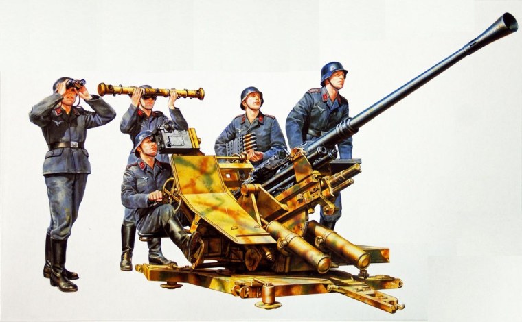 Немецкая зенитка Flak 37 1/35