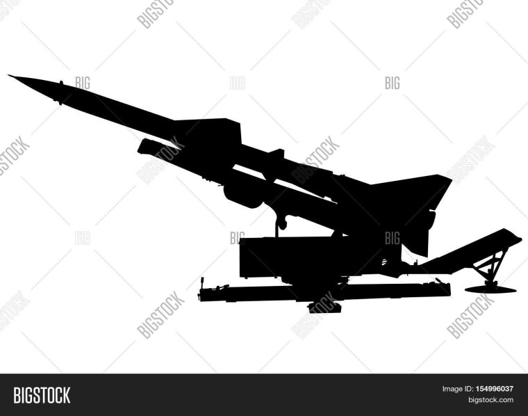 Силуэт зенитной ракеты