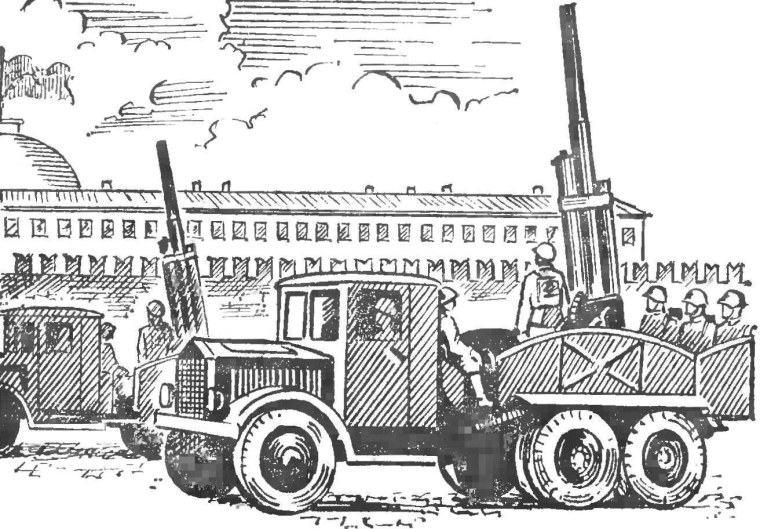 Раскраска зенитка пушка