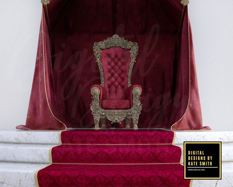 Трон со ступеньками