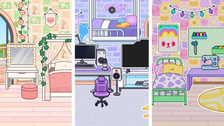 Комнаты в toca World